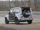 La Mercedes EQG n'a pas été en mesure de terminer son dernier test de résistance sur la célèbre Nordschleife (Image : Carspotter Jeroen)