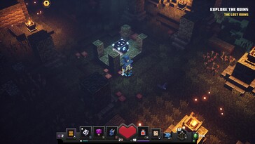 Photo : une capture d'écran du jeu Minecraft Dungeons.