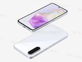 Le Galaxy A36 devrait ressembler à ceci. (Source de l'image : Giznext x OnLeaks)