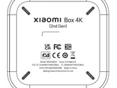 Design du panneau arrière de la Xiaomi Box 4K de 2ème génération (brevet) (Source : FCC ID)