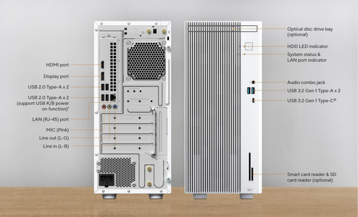 Options de connectivité. (Source de l'image : Asus)
