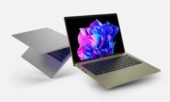 Les Acer Swift Go 14 et Swift Go 16 sont disponibles avec les processeurs AMD Ryzen 7000 ou Intel Raptor Lake. (Image source : Acer)