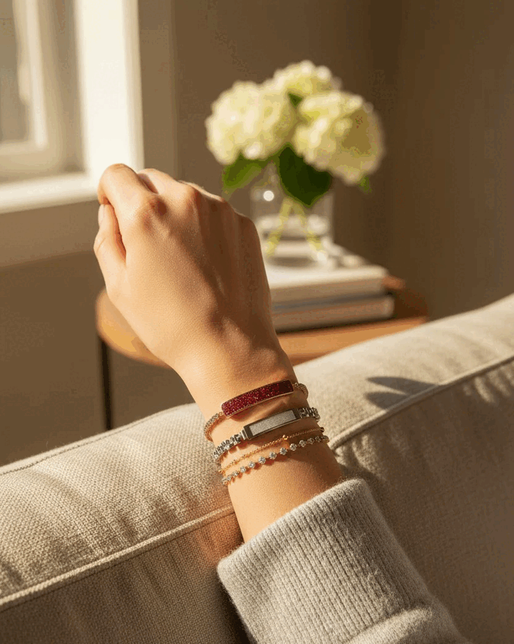 Le bracelet Inllie Luna Light ne mesure que 5,6 mm d'épaisseur