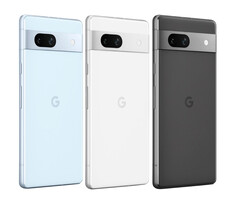 Le Pixel 7a devrait être disponible de manière générale en trois coloris, avec une quatrième option exclusive au Google Store. (Source de l'image : WinFuture)