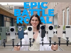 Voici les téléphones testés, à l'exception du Samsung Galaxy S25 Ultra (Source de l'image : Versus ; capture d'écran éditée)