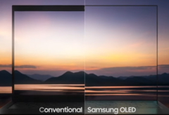 Les nouveaux écrans Blade Bezel de Samsung seront équipés d&#039;un appareil photo. (Image : Samsung)