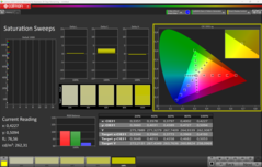 CalMAN saturation calibrée
