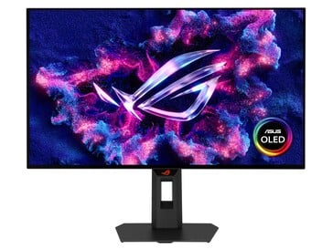 La face avant de l'Asus XG27AQWMG. (Source de l'image : Asus)