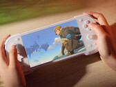 Kenji-NX v2.1.0 est maintenant disponible au téléchargement. En photo : image éditée montrant le Konkr Pocket Fit exécutant un jeu Nintendo Switch.  