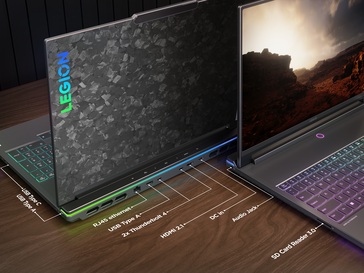 Lenovo Legion 9i ports de refroidissement (image via Lenovo)