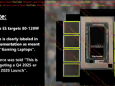 La nouvelle APU de jeu de Nvidia pourrait être lancée l'année prochaine. Une photo supposée et un aperçu des caractéristiques. (Source de l'image : Moore's Law is Dead sur YouTube)