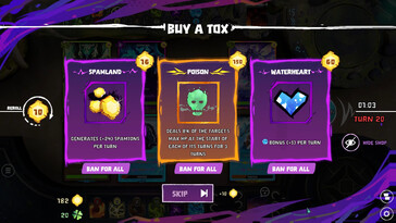 Sur l’image : une capture d’écran du jeu SPAM.