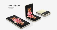 Le Galaxy Flip3 en Lettonie. (Source : Samsung Lettonie)