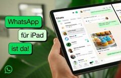 Après des années d&#039;attente, WhatsApp arrive enfin sur l&#039;iPad Apple. (Source de l&#039;image : WhatsApp)