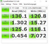 Dell G5 15 5587 - CrystalDiskMark 5 (HDD).