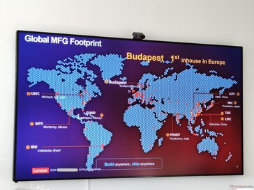 Le réseau d'usines de Lenovo (source de l'image : Benjamin Herzig/Notebookcheck.com)
