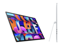 L&#039;écran ultrafin est doté d&#039;une béquille amovible et d&#039;une prise en charge intégrée des gestes Mac et WACOM (Source : JGF)