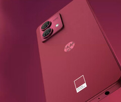 Le Moto G84 5G dans son coloris Viva Magenta. (Source de l'image : Motorola)