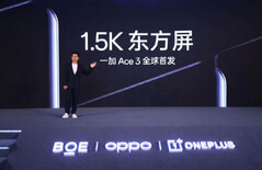 Le OnePlus Ace 3 sera le premier appareil équipé de l'écran AMOLED 1,5K de BOE. (Source de l'image : OnePlus)