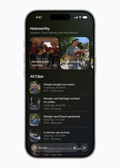 Apple L'intelligence artificielle est capable de reconnaître des extraits vidéo intéressants et d'y ajouter une description textuelle.