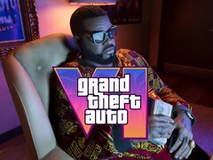 Bannière présentant le prix de la précommande de GTA 6, avec Boobie Ike tenant des billets de banque