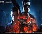 Illustration promotionnelle officielle du crossover entre Call of Duty: Mobile Saison 7 et Terminator 2 : Le Jugement dernier.