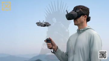 Le DJI Neo 2 piloté avec une paire de DJI Goggles N3. (Source de l'image : via Igor Bogdanov)