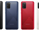 Le Galaxy A02s dans toutes ses couleurs connues. (Source : Samsung)