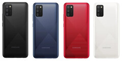 Le Galaxy A02s dans toutes ses couleurs connues. (Source : Samsung)