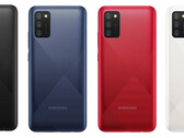 Le Galaxy A02s dans toutes ses couleurs connues. (Source : Samsung)