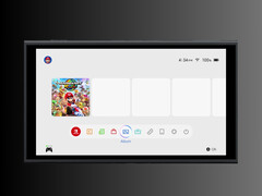 Menu d'accueil de la Nintendo Switch 2 (Nintendo of America, application Nintendo Today !)