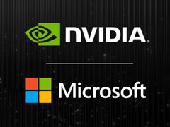 Les logos de Nvidia et de Microsoft sont représentés (Source de l'image : blog de Nvidia avec modifications)