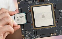 Le Apple M1 Ultra occupe la majeure partie de la carte logique du Mac Studio. (Source de l'image : Max Tech)