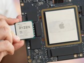Le Apple M1 Ultra occupe la majeure partie de la carte logique du Mac Studio. (Source de l'image : Max Tech)