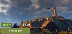 Moins de 5 $ pour la version de base du jeu ! Une affaire fantastique pour tous ceux qui souhaitent se plonger dans cette épopée pour la première fois. (Source de l&#039;image : Steam, Humble Bundle, édité)