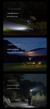 La lampe multifonction extérieure Xiaomi Mijia offre trois modes d'éclairage. (Source de l'image : Xiaomi)