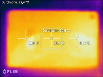 Relevé thermique : Huawei MatePad T8.