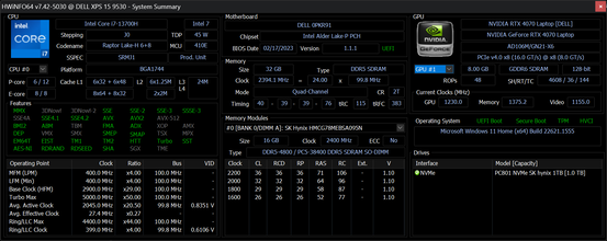 Test du Dell XPS 15 9530 RTX 4070 : à la fois impressionnant et ...