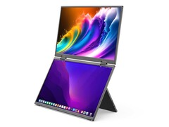 Le SF15 Fold offre deux écrans (Image source : Minix)