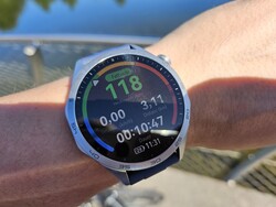 Huawei Watch GT 4 à vélo.