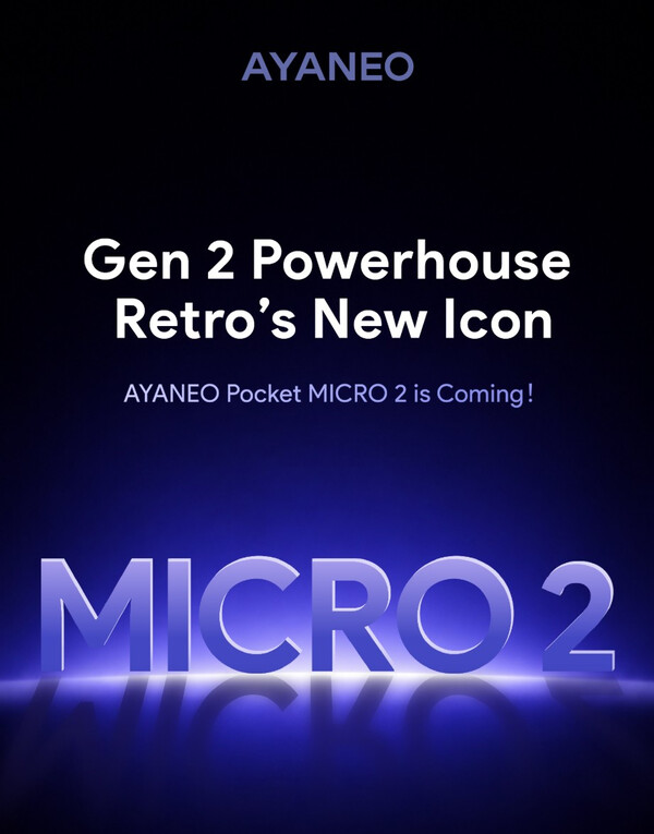 Ayaneo dévoile la Pocket Micro 2, une console portable à écran horizontal.