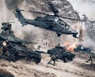 Battlefield 6, dont la capture d'écran montre des véhicules militaires et des figurants armés, s'annonce comme un retour en force pour la série de jeux. (Source de l'image : DICE) 