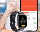 La smartwatch E500 est répertoriée comme ayant des capteurs de glycémie et de température corporelle. (Image source : AliExpress)