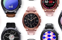Les prochaines smartwatches Galaxy Watch et Watch Active auront un écran rond. (Image source : Samsung)