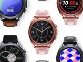 Les prochaines smartwatches Galaxy Watch et Watch Active auront un écran rond. (Image source : Samsung)