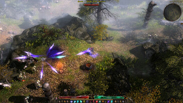 Image montrant un combat contre plusieurs ennemis dans Grim Dawn