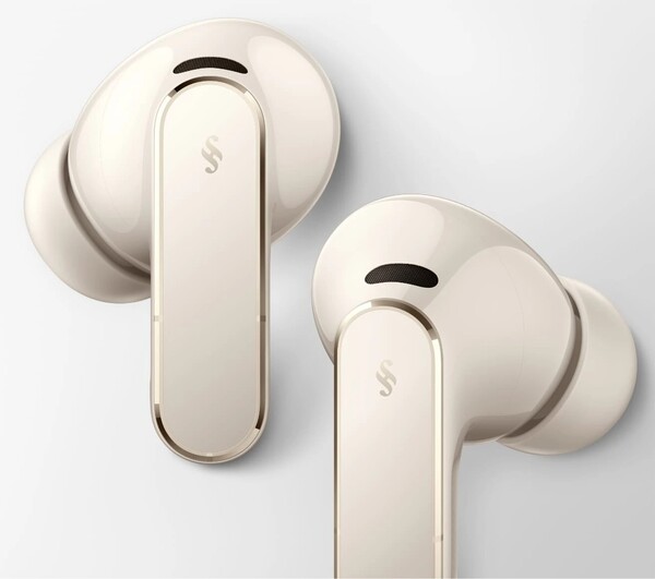 Les Huawei FreBuds Pro 5 ont un design d'oreille fermée avec des tiges ovales qui sont élégantes et fonctionnelles.