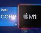 Le SoC Apple M1 a surclassé le Intel Core i7-11700K sur PassMark. (Image source : Intel/Apple - édité)