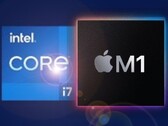 Le SoC Apple M1 a surclassé le Intel Core i7-11700K sur PassMark. (Image source : Intel/Apple - édité)