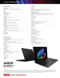 Lenovo ThinkPad L16 Gen 3 AMD spécifications.
